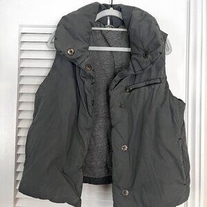Free People  Puffer Vest with Snap Front